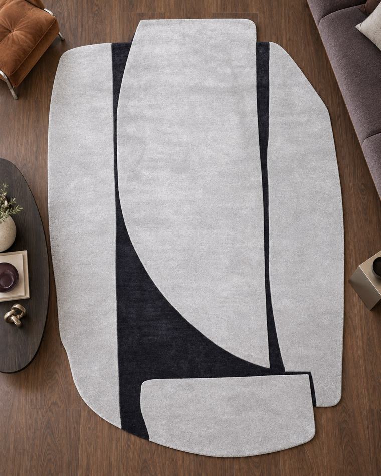 Vloerkleed Zeil, bovenaanzicht in een interieur